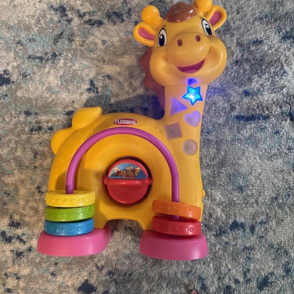 2012 Hasbro Playskool Learnimals Giraffe Count/Colors/Shapes Sound Light